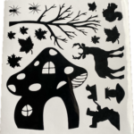 Raamsticker Herfst set B
