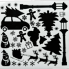 Raamsticker Kerst
