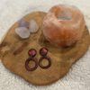 Kerst Glitter oorbellen dames - Afbeelding 4